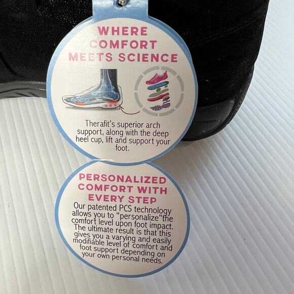 New Therafit Nadia Women Ankle Boot Bootie Black Comfort Cushion EU 38 US 7.5-8 - Picture 8 of 12